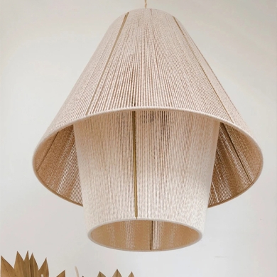 Đèn treo dây đay Handmade MS04