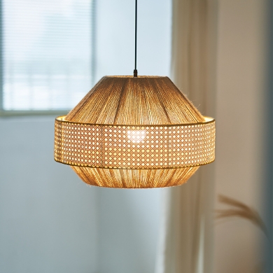 Đèn treo dây đay Handmade MS07