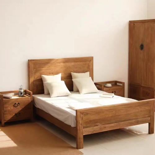 GIƯỜNG GỖ TỰ NHIÊN 1.6 X 2M