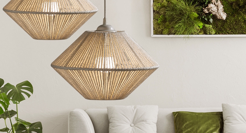 Đèn dây đay Handmade MS08