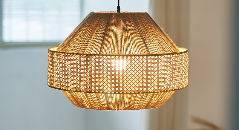 Đèn treo dây đay Handmade MS07